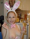Cindy in playboy suit sexy posing