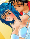 Hentai kisses and wild penetrations