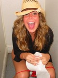 Non nude amateur gadget was caught on the camera when pissing on the toilet bowl