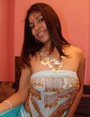 Smiling Indian beauty with big breasts is too shy to remove her thong too
