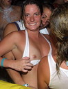 Wild dancing with tops lifting up and boobs exposing