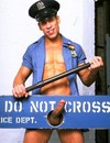 Horny officer sucks mighty dick through the fame hole and then gets banged