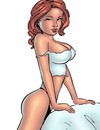 Gorgeous toon hotties strip to show their perfectly shaped bodies and hungry sli