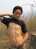 Asian gay named Linzhou stripping