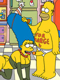 This XXX porn cartoon features Simpsons characters having crazy sex with each ot