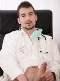 Gay patient gets hi tight ass hammered by hard dicked doctor in white uniform