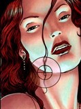 The comics story about flirtatious dangerously sexy lady looking for sex  and fu