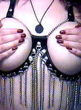 Buxom Olga showing her juicy boobs
