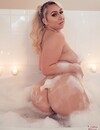 Big booty blonde with juicy tits Nina Kayy takes a bath for your enjoyment