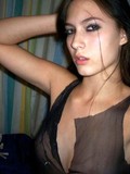 The sassy amateur brunette gets naked and takes many pictures of herself