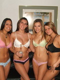 Hot teen girlfriends ?? drunk or just very naughty ?? strip and make self-shots and pose on cam