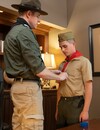 Small ass boyscout Mark gets anal pounded by an older gay man in uniform